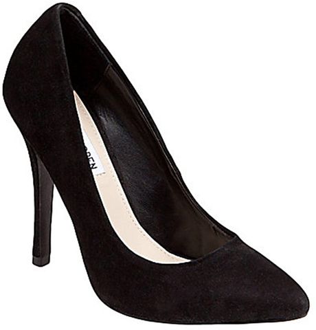 Steve Madden Intrude Pumps in Black (black suede) | Lyst