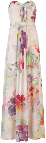 Ted Baker Gojji Orchid Print Maxi Dress - Lyst