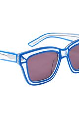 Ksubi Transparent Frame Sunglasses