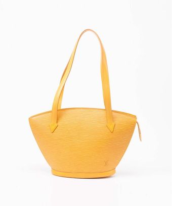 Louis Vuitton Yellow Epi Leather Stjacques Vintage Large Tote - Lyst