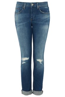 Moto Moto Vintage Lacey Rip Jeans - Lyst