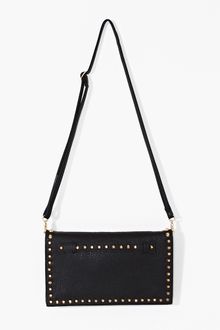 Nasty Gal Metric Studded Clutch - Lyst