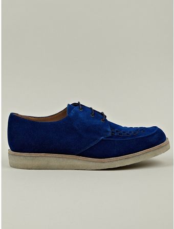 Paul Smith Mens Lux Creeper Blue Suede Shoe - Lyst