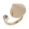 Topshop Oversized Spike Ring in Gold (clear) - Lyst
