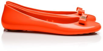 Tory Burch Jelly Bow Ballet Flats - Lyst