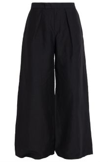 Y-3 Mix Linen Wide Pants - Lyst