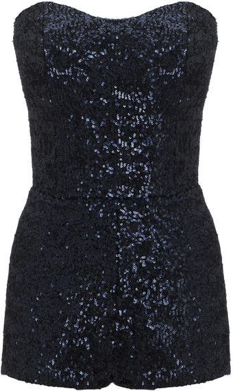 Azzaro Sequin Playsuit - Lyst