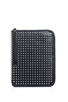 Christian Louboutin Cris Spiked Leather Ipad Case - Lyst