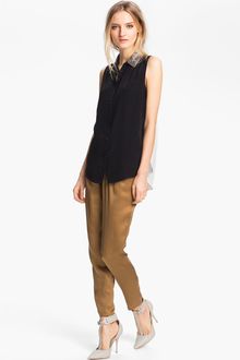Elizabeth And James Julian Silk Blouse - Lyst
