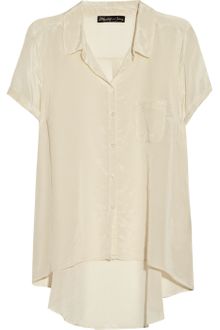 Elizabeth And James Rosie Silk and Cotton-blend Shirt - Lyst