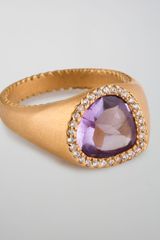 Jamie Wolf Bisou Amethyst Diamond Ring