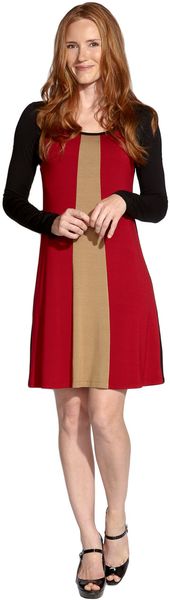 Karen Kane Color Panel Dress - Lyst
