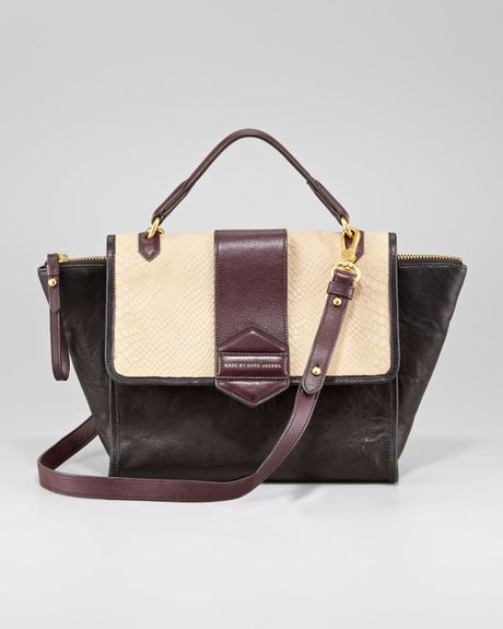 colorblock tote bag marc jacobs
