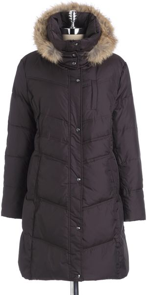 Marc New York Fur Hood Quilted Coat - Lyst