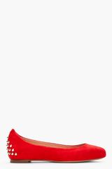McQ by Alexander McQueen Suede Studded Flats