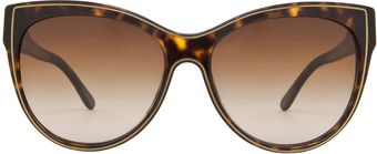 Stella McCartney Sunglasses in Dark Tortoise Brown Gradient - Lyst