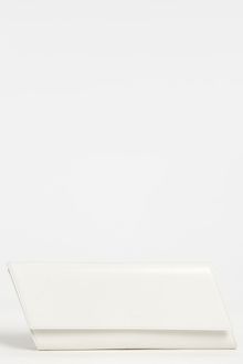 Yves Saint Laurent Diagonale Leather Clutch - Lyst