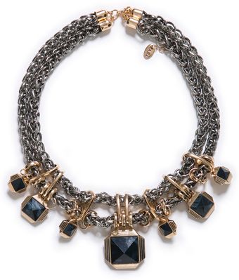 Zara Chain Necklace with Appliqués - Lyst