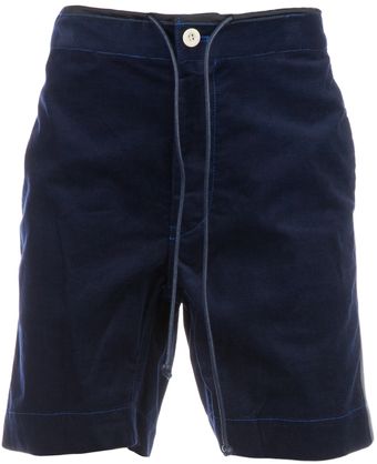Sacai Striped Panel Swim Short - Lyst