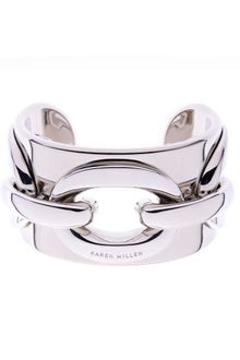 Karen Millen Acrylic Chain Cuff - Lyst