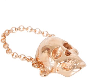 Leivankash Leivankash Skulltana Chain Ring  - Lyst