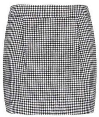 Mango Houndstooth Mini-skirt - Lyst