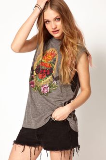 Mink Pink Romeo Juliet Oversized Vest Top - Lyst