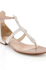 Valentino Poudre Crystal Thong Sandal