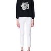 Zara Sweatshirt Top with Animal Embroidery in Black - Lyst