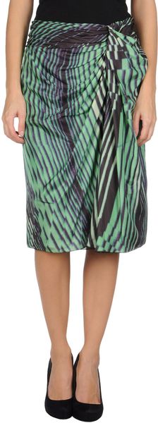 Alberta Ferretti Knee Length Skirt - Lyst