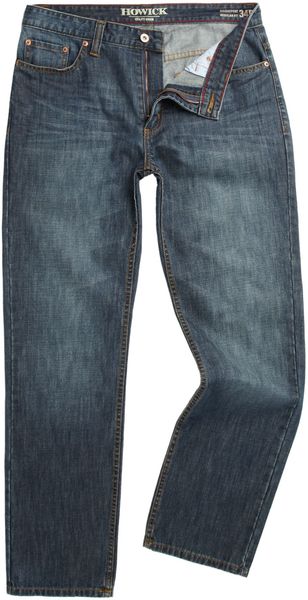 Howick Bridgeport Five Pocket Washed Jeans - Lyst