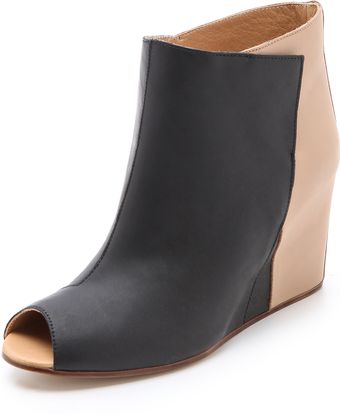 Maison Martin Margiela Open Toe Wedge Booties - Lyst