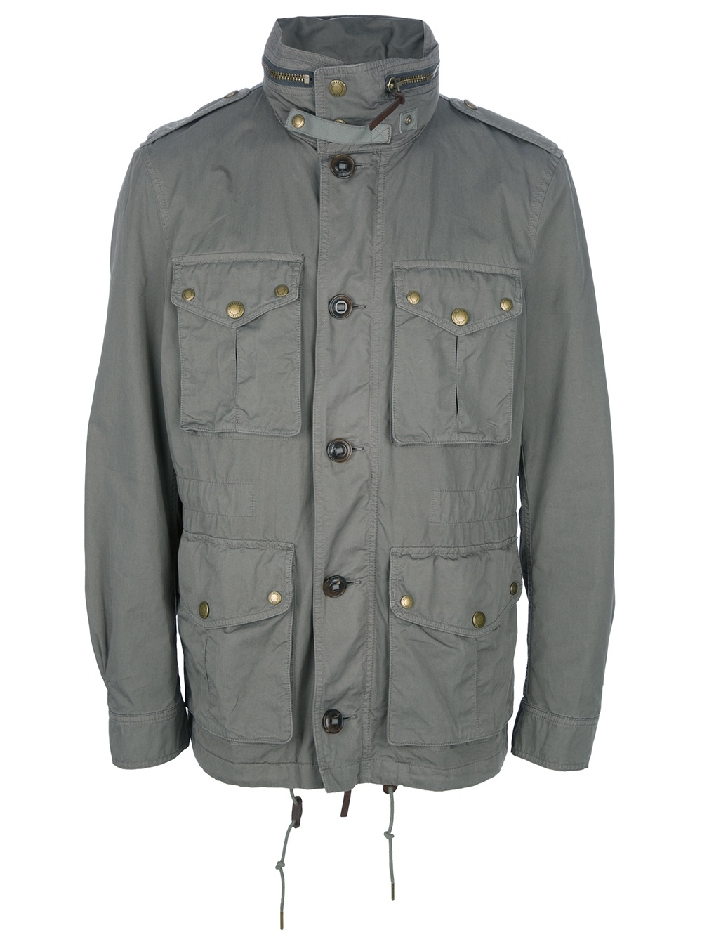 Burberry Brit Military Jacket in Khaki for Men (green) | Lyst