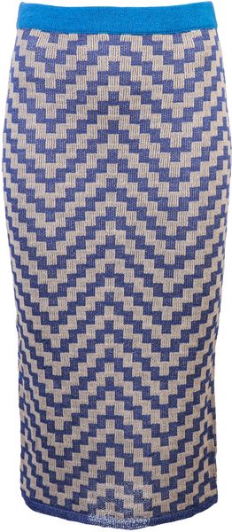 Jen Kao Check Skirt - Lyst