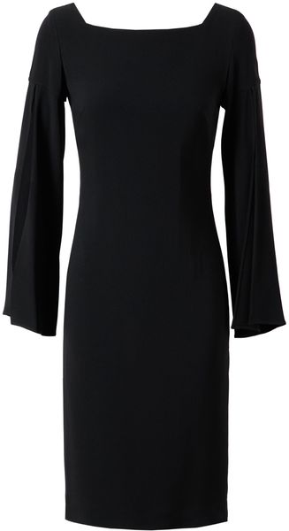 Osman Yousefzada Split Sleeve Crepe Dress - Lyst