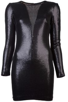 Twentycluny Plunge Sequin Dress - Lyst