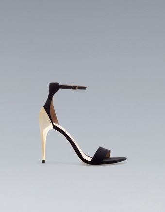 Zara Combination High Heel Sandal - Lyst