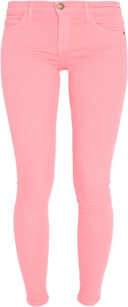 Current/Elliott Ankle Skinny Colored Jeans - Lyst