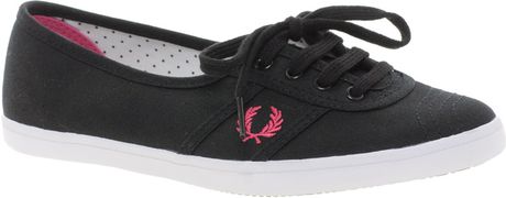 womens fred perry canvas pumps