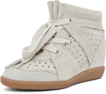 Isabel Marant Bobby Sneaker in Craie - Lyst