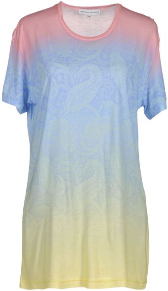 Jonathan Saunders Short Sleeve Tshirt - Lyst