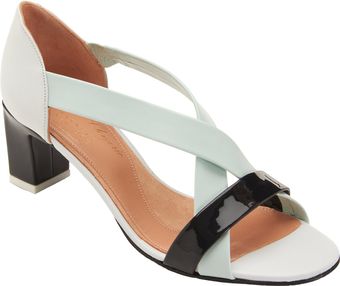 Robert Clergerie Criss Cross Strap Sandals - Lyst