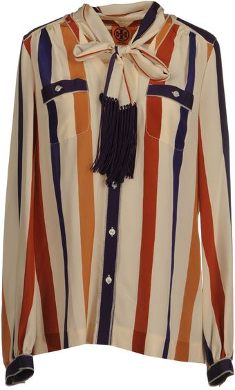 Tory Burch Long Sleeve Shirt - Lyst