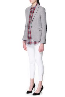 Zara Blazer with Elbow Patches - Lyst