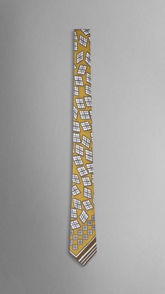 Burberry Prorsum Abstract Graphic Silk Tie - Lyst