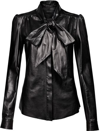 Gucci Pussy Bow Blouse - Lyst
