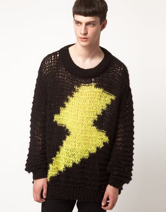 Horace Jumper with Lightning Bolt Print - Lyst