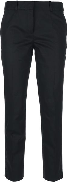 Jil Sander Navy Capri Trouser - Lyst