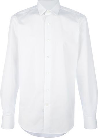 Lanvin Pointed Collar Shirt - Lyst