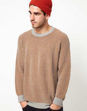 Levi's Levis Made Crafted Jumper Crew Neck Waffle Knit - Lyst